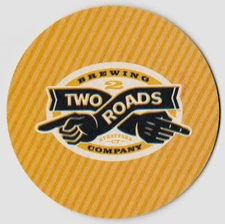 Two Roads Brewing Stratford CT Tanker Truck Sours  Beer Coaster