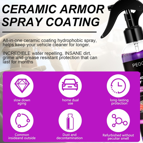 4in1 Ceramic Scratch Repair Spray | Waterless Wash, High Protection Polish & Wax - Picture 4 of 8