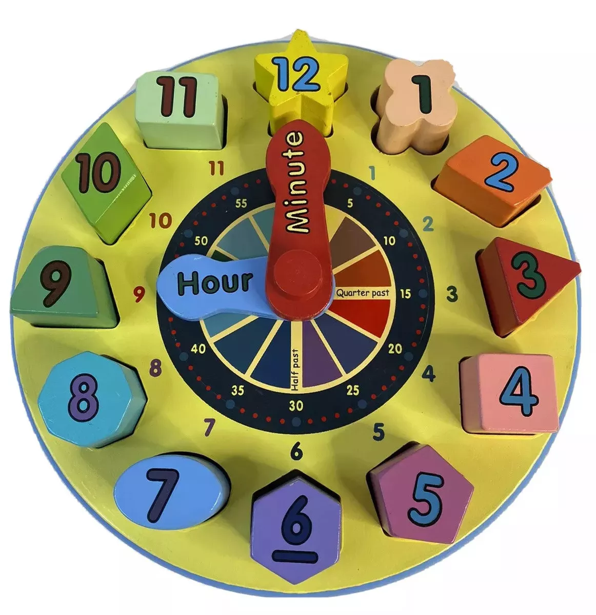 Melissa & doug clock on sale puzzle