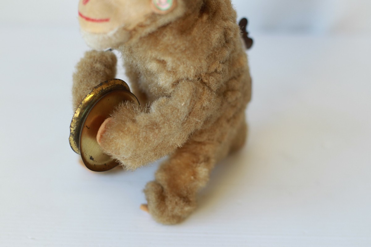 Jouets anciens - jouet mécanique SINGE EN CELULOIDE