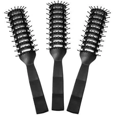 3 Pieces Vented Hair Brush Vent Brushes with Ball Tipped Bristles anti Static