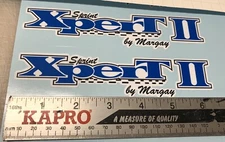 Margay Expert II  Karting decals Vintage McCulloch Kart