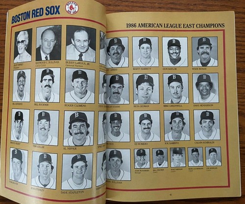Official 1986 World Series Program NY Mets vs Boston Red Sox - Picture 3 of 6