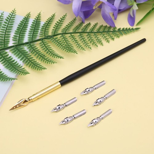 Drawing Dip Nib Pen Set Writing Antique Elegant Gifts - Picture 2 of 8