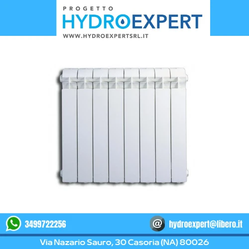 Termosifoni Radiatori da 2 a 12 Elementi in Alluminio Vox 600 Global Bianco