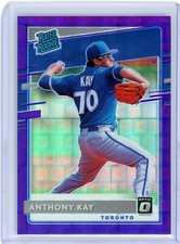 2019 Donruss Optic Anthony Kay Blue Jays Rated Rookie FOTL Pandora Purple #/99!