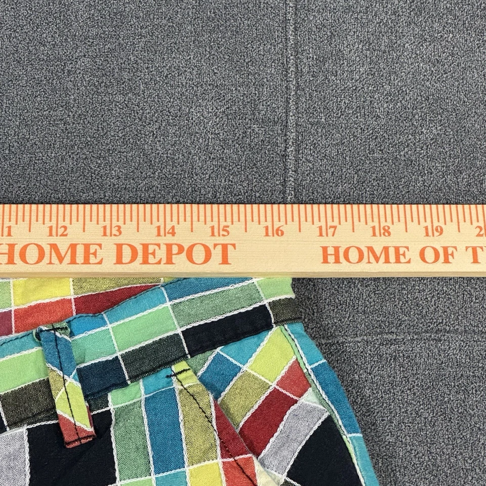 Pantalones Cortos Reef Board Para Hombre 34 Cuadros Multicolor Rojo Negro Amarillo Azul Blanco Verde Foto 4 de 4