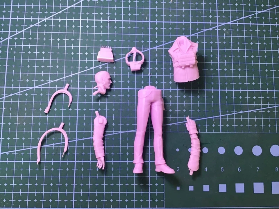 1/20 85mm resin figure model Fantasy Mechanical Transformation Man Unassembled - Image 2 of 2