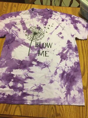 Blow Me Dandelion T-Shirt Flower Graphic
