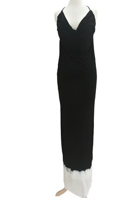halter neck satin maxi dress Classical Black halterneck satin maxi dress, Xo Xo XXL / 12 / Black main image 1