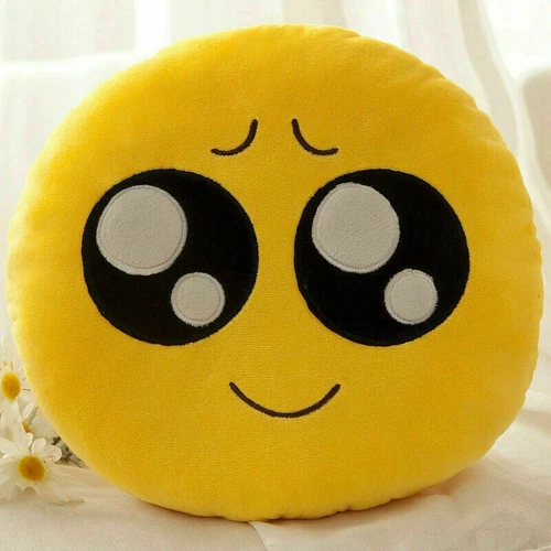 Kindergeschenk Emoji Soft Cushion Kissen Smiley Emoticon Plüschtier 33cm - Bild 19 von 42