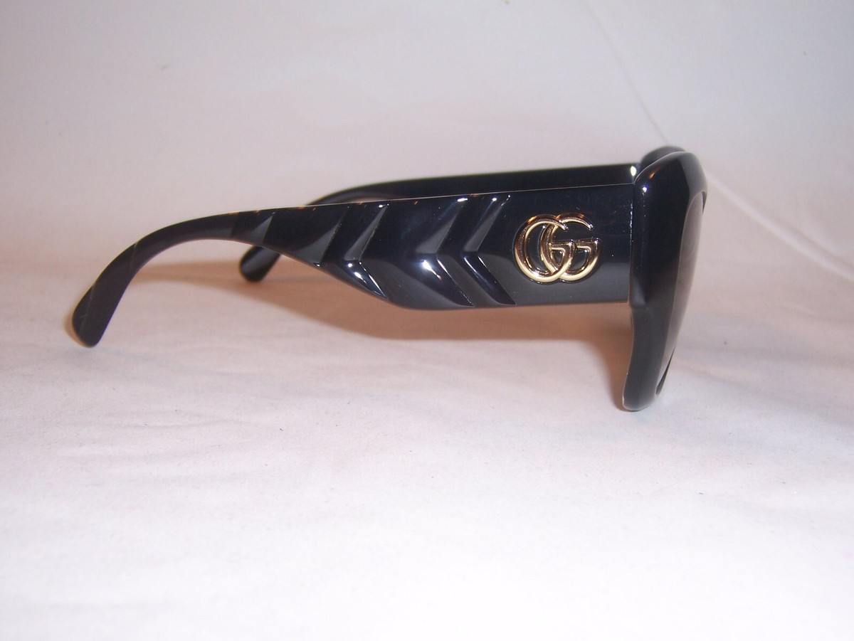 Gucci GG0808S 0808S 001 Black Grey Sunglasses 0808 Gucci® GG0808S Round Sunglasses - EuroOptica main image 4
