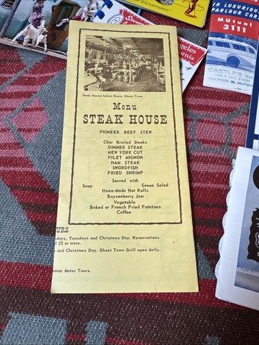 25 Piece Southern California Ephemera Lot 1950s Zoo Maps Restaurant Postcard LA - Picture 12 of 24