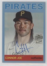 2023 Topps Archives 1964 Fan Favorite Blue Foil 15/25 Connor Joe Auto oh1