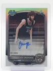 JOE GRAHOVAC 2025-26 BOWMAN CHROME REFRACTOR 1ST ROOKIE AUTO /499 Q0221