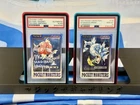 VOICE ACTOR SIGNED 1997 Pokemon CARD 129 130 Gyarados Prism Magikarp PSA 10 MINT