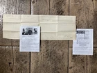 New ListingCIVIL WAR - BRIGADE SURGEON DR. BENTLEY  &  VAN HORN MUSTER ROLL - 2 Signatures