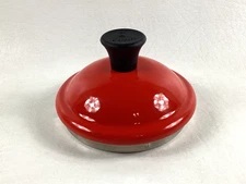Le Creuset Tea Kettle Red LID ONLY 1.25 QT Demi Black Knob