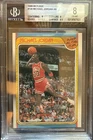 BGS 8 NR MINT! 1988/89 FLEER #120 BULLS MICHAEL JORDAN Great Card!!