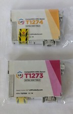 OEM Genuine Epson 127 Ink Cartridge 1 Yellow 1 Magenta - Lot 2