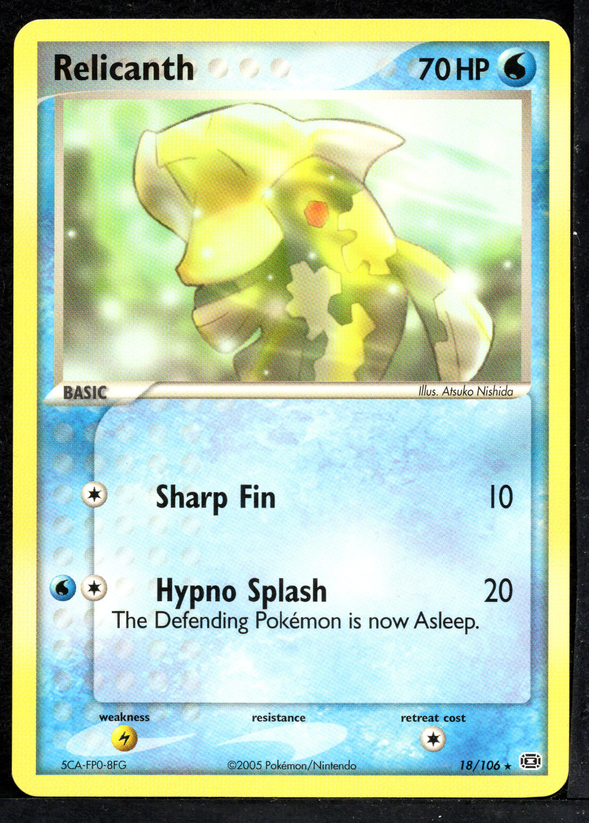 Relicanth 18/106 (NM) - EX Emerald - Non-Holo