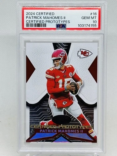 2024 Certified Patrick Mahomes II Certified Prototypes SSP PSA 10 Chiefs