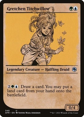 Gretchen Titchwillow (340) Showcase Adventures in the Forgotten Realms AFR MTG