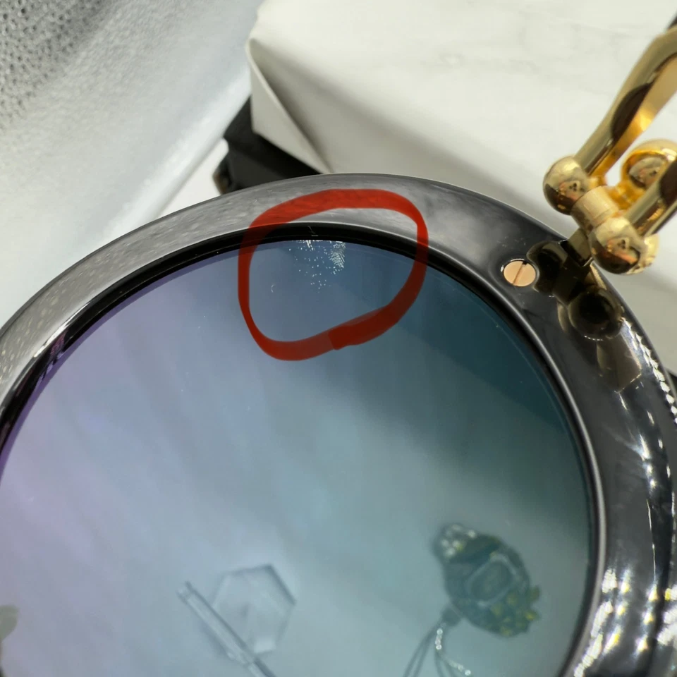 Gafas de sol redondas de plástico negro Tiffany & Co TF 4201 8001S4 lentes grises NOTA Foto 2 de 4