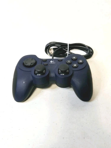 Logitech Dual Action Navy Blue G-UF13A USB Game Controller - NEW