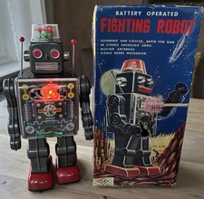 Fighting Robot Horikawa / S.H. Japan Gear Robot 1960 Original OVP Funktioniert