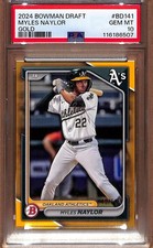 2024 Bowman Draft - Myles Naylor #BD141 Gold 49/50 - PSA 10 Gem Mt.
