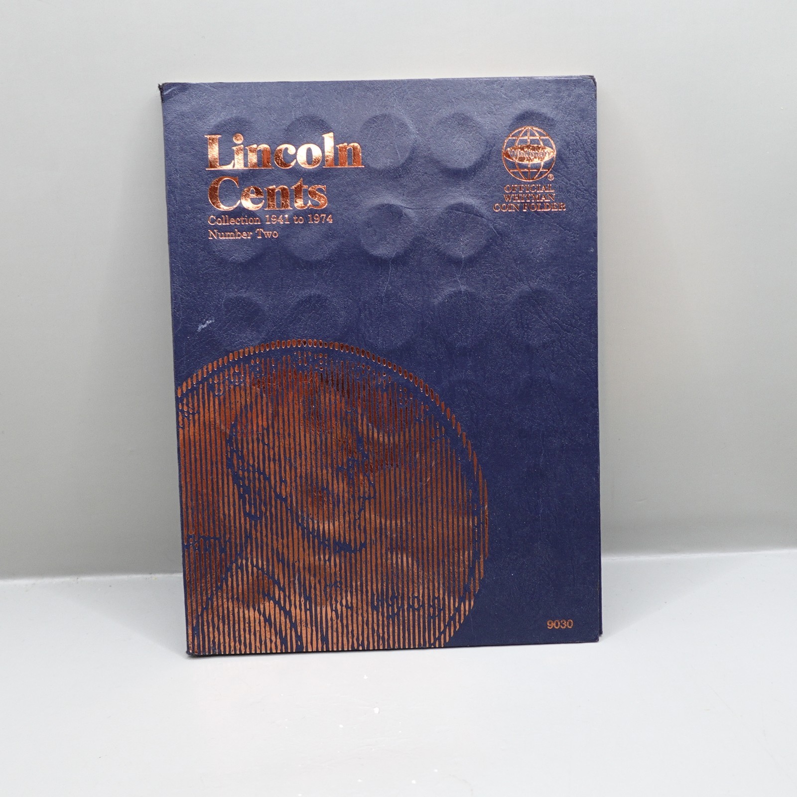 Whitman Coin Folder Lincoln Cents Starting 1941-1974 Incomplete Set 80 Coins