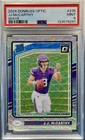 2024 Optic JJ McCarthy Rookie Card #235 WAVE Silver /300 🟣PSA 9🟣 RC Vikings