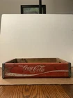 Old Vintage Red Coca-Cola Wooden Crate