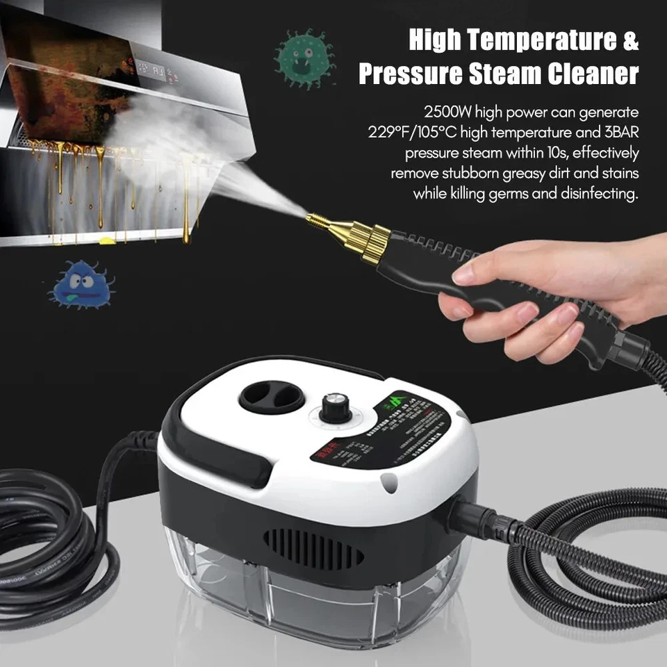 2500W Handheld High Temp Steam Cleaner High Pressure Household Cleaning Machine - Image 2 of 4
