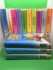 Lot of 13 Vintage CHARLIE BROWN/PEANUTS VHS Tapes, Clamshell Packaging Rare 