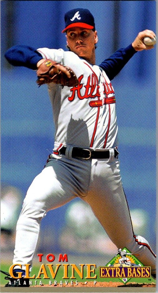 1994 Fleer Extra Bases #201 Tom Glavine
