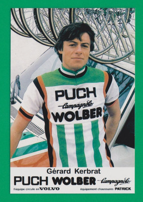 CYCLING repro PHOTO cyclist GERARD KERBRAT team PUCH WOLBER Campagnolo