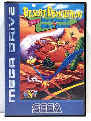 Desert Demolition Starring Road Runner & Wile E. Coyote  SEGA Mega Drive mit OVP