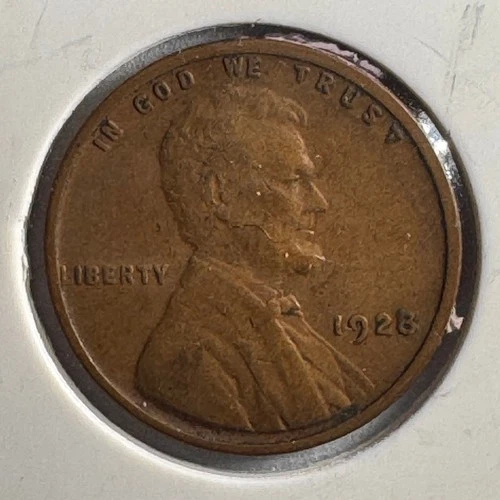 1928 Lincoln Wheat Cent Penny US Small Cent Philadelphia Mint No Mint Mark 0219