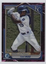 2024 Bowman Chrome Prospects Fuchsia Lunar Refractor /199 Tony Ruiz #BCP-80 14a1