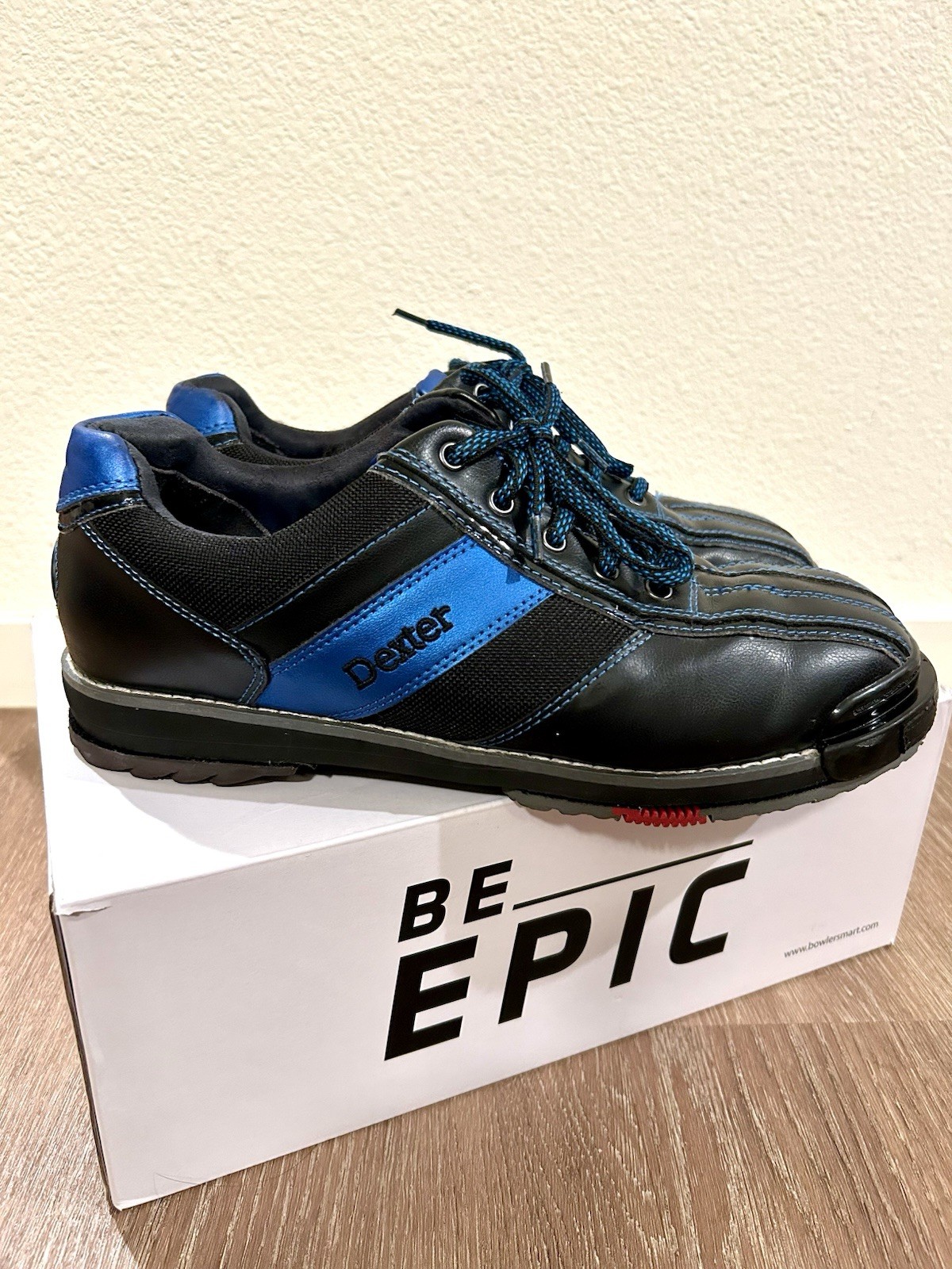 Dexter Mens SST 8 Pro Black/Blue Size 8 Bowling Shoes