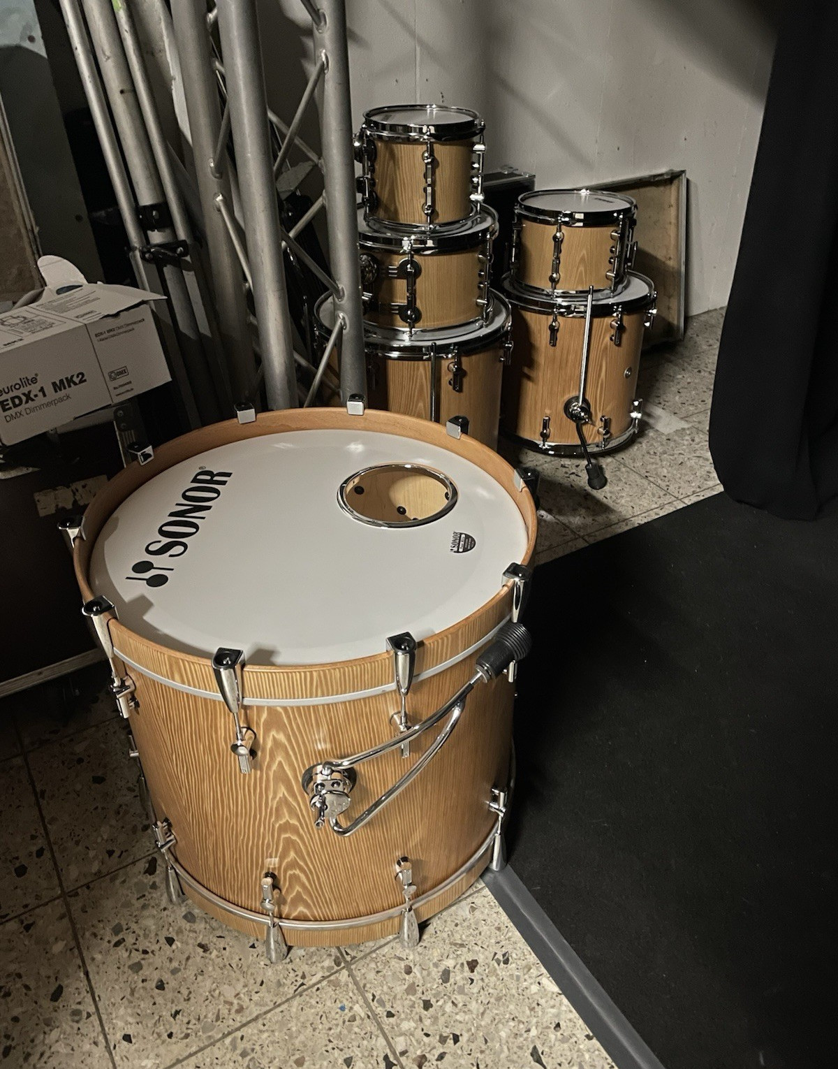 Sonor Prolite / SQ2 Shell Set 22“, 16“, 14“, 12“, 10“, 8“ Natural