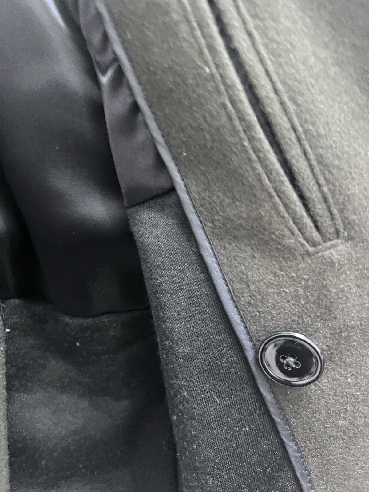 Sterlingwear Olive Green Peacoat Jacket Size 42R New Never Worn Wool Military 