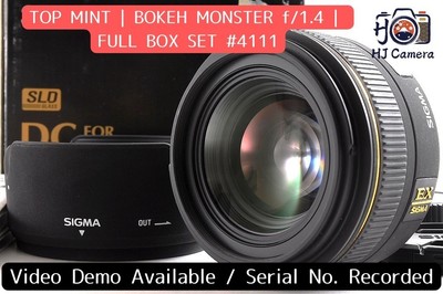[TOP NEUWERTIG] Sigma Objektiv 30 mm f/1,4 EX DC HSM AF für Nikon F mit...