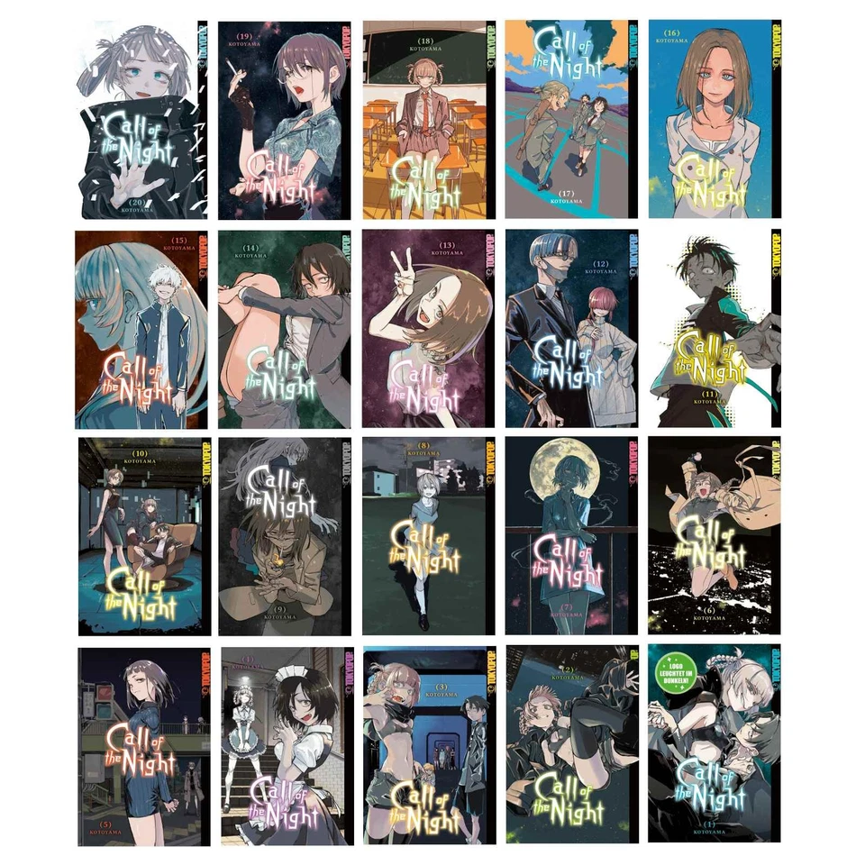 TOKYOPOP Call of the Night Manga Buch Band 1 bis 20 zur Auswahl NEU