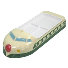 Niimi Western Tableware Store Melamine Children's Lunch Plate Shinkansen Green