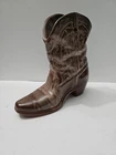 Vintage Unmarked Frankoma Like Cowboy Boot Wall Pocket  Ceramic Pottery