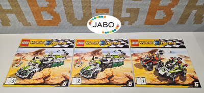 ( OK 11/5 ) Lego World Racers Bauanleitung 8864 Desert of Destruction