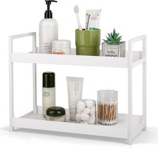 Bathroom Counter Organizer 2 Tier Vanity Storage Countertop Shelf Makeup